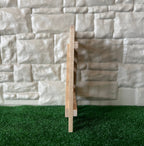 1:12 Scale Miniature Picket Gate Panel with Diagonal Brace, Unfinished Wood, Ready to Paint, 3-1/16 inch high, Dollhouse Craft Supply