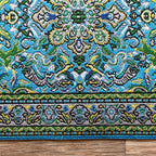 Dollhouse Area Rug , 1:12 Scale Miniature Carpet , Dollhouse Living Room Carpet - Z10