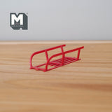 Dollhouse Sledge , 1:12 Scale Miniature Sledge , Toboggan , Dollhouse Sleigh , Komatik , Snowmobile (made with plastic) - G080