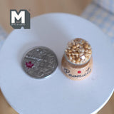 Dollhouse Supplies Peanuts Container 1:12 Scale Miniature Peanuts Jar - E034