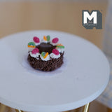 1:12 scale Dollhouse Supplies miniature Strawberry, Kiwi and Orange Cake - E013