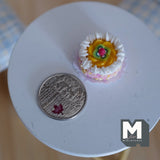 1:12 scale Dollhouse Supplies miniature Strawberry, Kiwi and Mango Cake - E011