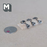 Dollhouse Servant Bells , 1:12 Scale Miniature Call Bells , Service Bells , Butler Bells , Reception Bells , Waiter Bells (cast resin) F047