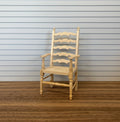 Dollhouse Supplies Ladderback Chair Unfinished Unpainted 1:12 Scale Miniature Chair - D008