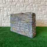 Dollhouse Fairy Garden Stone Wall , 1:12 Scale Miniature Rock Wall , Stone Fence 3 inch tall (case resin) - D038