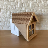 Dollhouse Supplies Dormy Window , 1:12 Scale Unfinished Attic Window , Unpainted Bay window J012