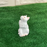 Miniature Sitting Cat , 1:12 Scale Dollhouse Cat - C061