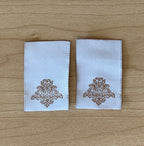 Dollhouse Supplies Chair Antimacassars Set of 2 , 1:12 Scale Miniature Headrest Cover , Sofa Doily , Headrest Cloth D082
