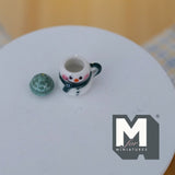 1:12 scale Dollhouse Supplies Miniature Christmas Snowman Mug, Dolls House hot drink, miniature cup - G071