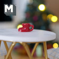 1:12 Scale Miniature Ceramic Christmas Santa Boot Mug, 7/16 inch tall, DIY Dollhouse Supply