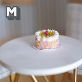 1:12 scale Dollhouse Supplies miniature Strawberry, Kiwi and Mango Cake - E011