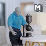Miniature Coffee Dripper , 1:12 Scale Dollhouse Supplies Coffee Strainer , Coffee Cone , Coffee Brewer