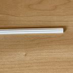 Miniature Wainscot Wood Rail for Dollhouse Walls, 18 inch long (white)