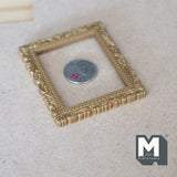 Miniature Metal Ornate Picture Frame 1:12 Scale Dollhouse Painting Frame - A096