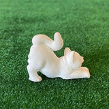 Miniature Stretching Cat , 1:12 Scale Dollhouse Supplies Cat - C058