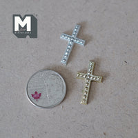 Dollhouse Gold Crucifix Silver Crucifix , 1:12 Scale Miniature Cross C040