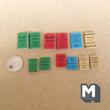 Dollhouse Story Books Set of 12 , 1:12 Scale Miniature Story Books (blank pages) - C036