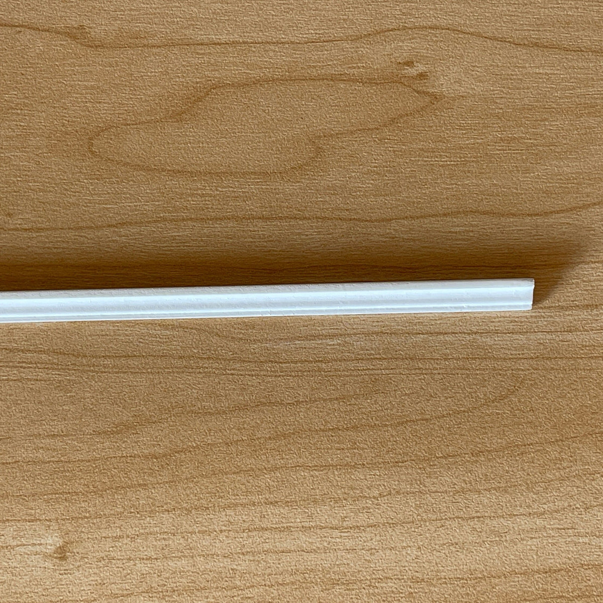 Miniature Slim Wood Trim Molding for Dollhouse Cornices and Picture Rails, 18 inch long (white)