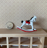 Dollhouse Supplies Rocking Horse , 1:12 Scale Miniature Trojan Horse (metal) - G077