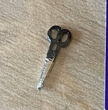Miniature Sewing Scissors , Fabric Shears , Fabric Scissors 1:12 Scale Dollhouse Supplies Scissors - G073
