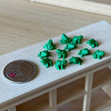 Miniature Frogs 1 inch Scale 1:12 Scale Little Mini Frogs Set of 12 (plastic) - G047