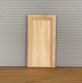 1:12 Scale Miniature Unfinished Dollhouse Plain Interior Door with Back Trim, 7-1/2 inch high