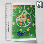 Tapis de jeu miniature à l'échelle 1:12, motif ferme et forêt, 16,2 cm de long, fourniture pour maison de poupée DIY (vert)