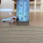1:12 Scale Miniature Toy Biplane, 1-3/8 inch long, DIY Dollhouse Supply (white)