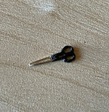 Miniature Sewing Scissors , Fabric Shears , Fabric Scissors 1:12 Scale Dollhouse Supplies Scissors - G073