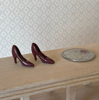 Dollhouse miniature shoe, Miniature high heels, Miniature fashion, Dollhouse shoes, high heels - G075