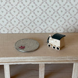 Miniature Locomotive , Miniature Train , Baby Doll Train Head , Dollhouse Supplies Loco (cast resin) - G056