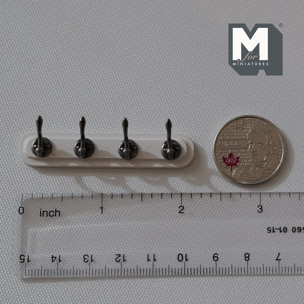 Miniature Hat and Coat Rack Dollhouse Supplies 1:12 Scale Dollhouse Entryway Rack , Miniature Hanger Rack - D030