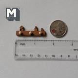 Miniature Christmas Tree House Cottage Style Hat and Coat Rack 1:12 Scale Dollhouse Entryway Rack , Miniature Hanger Rack - D030