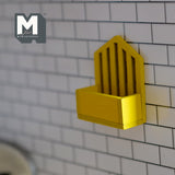 Miniature Mail Holder 1:12 Scale Dollhouse Foyer Key Holder , Kitchen Spice Rack , Letter Box (made from wood) - E043
