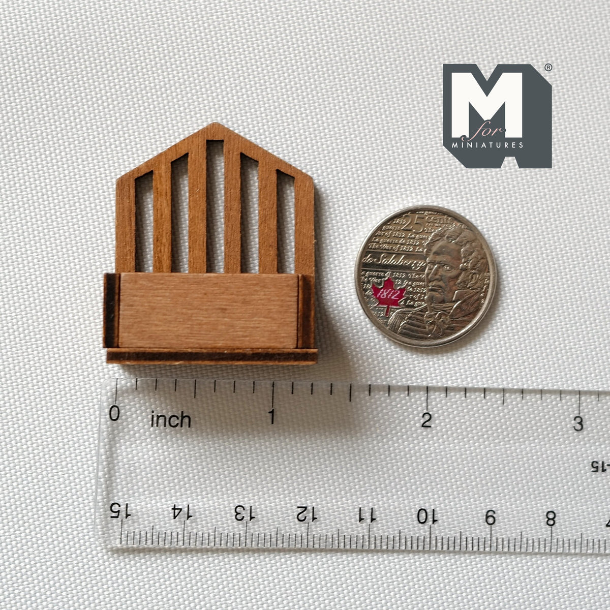 Miniature Mail Holder 1:12 Scale Dollhouse Foyer Key Holder , Kitchen Spice Rack , Letter Box (made from wood) - E043