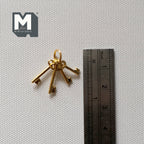 1:12 Miniature Key Ring and Keys Set of 4 - F060