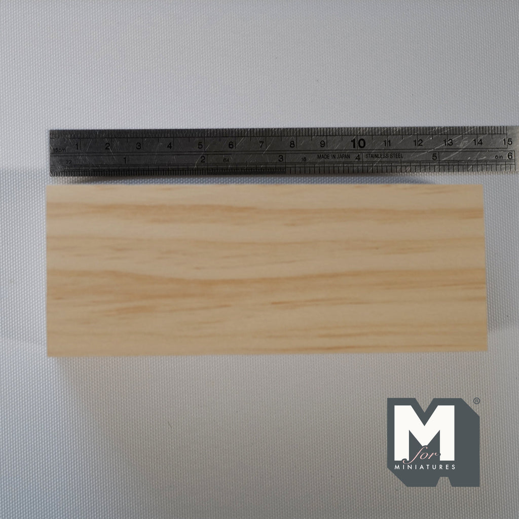1:12 Scale Miniature Unpainted Wood Low Table, Slab Ends, 5-1/8 inch long, DIY Dollhouse Supply