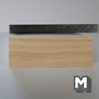 1:12 Scale Miniature Unpainted Wood Low Table, Slab Ends, 5-1/8 inch long, DIY Dollhouse Supply