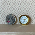 Dollhouse Supplies Miniature Metal Working Clock Face (real clock) - B050