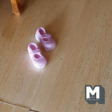 Miniature Decoration Baby Shoes 1 Inch Scale Handmade Dollhouse Child Shoes - G075