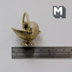 Dollhouse Fireplace Coal Scuttle 1:12 Scale Miniature Coal Bucket , Coal Hod , Coal Pail , Coal Bin Fireplace Decoration - F019