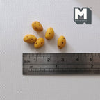 1:12 Scale Miniature Potatoes, Set of 5, 5/16 inch long, DIY Dollhouse Supply