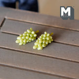 1:12 Dollhouse Supplies Miniature fruit 2 x grape - D059