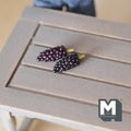 1:12 Dollhouse Supplies Miniature fruit 2 x grape - D059