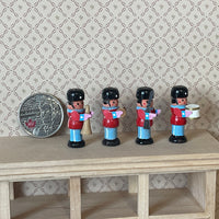 Dollhouse Miniature Army Band , Drum Tube Cymbal and Conductor - F046