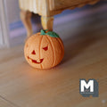 1:12 Dollhouse Supplies Miniature Halloween Clay Pumpkin Face - J028