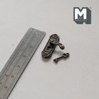 1:12 Dollhouse Supplies Miniature Door Lock Lever with Keys set of 2 (right) - C066