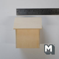 Dollhouse Unfinished Dog House 1:12 Miniature Wooden Dog Kennel - C028