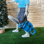 Miniature Chainsaw Plant Trimmer , 1:12 Scale Dollhouse Supplies Chain Saw Tree Timber Saw Petrol Saw (plastic, non-working) - F069