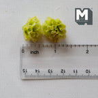 1:12 Scale Miniature Green Leaf Lettuce, Set of 2, 7/8 inch long, DIY Dollhouse Supply